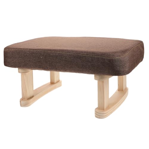 HOOTNEE Haussofa -Hocker Eingangsfußstütze Ankleidehocker Schminksitzbank Schlafzimmerbank kurzer Hocker Vintage Tritthocker Hocker im Schlafzimmer Kleiner Sitzhocker Fußbank Metall Kaffee von HOOTNEE
