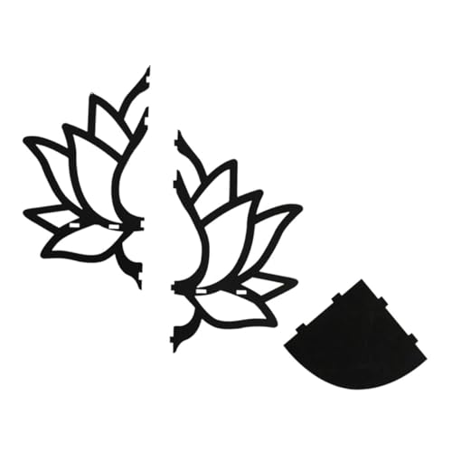 HOOTNEE Lotus Wandaufbewahrung – Schwebendes Regal Schwebender Schrank Für Die Wand Schwebende Wandregale Regale Wandregal Aus Holz Wandregal Wandregale Wanddekorationsregal von HOOTNEE