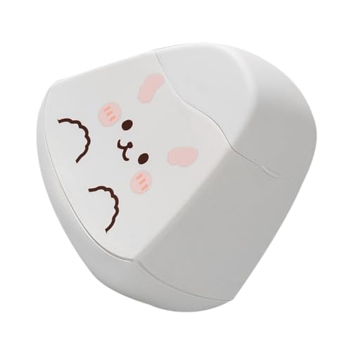 HOOTNEE Mini Cartoon Mülleimer mit Deckel Kleiner Tischabfalleimer aus Robustem PP Niedliches Design für Büro Schlafzimmer Schreibtisch Vielseitiger Desktop Abfallbehälter Dekorativ und von HOOTNEE