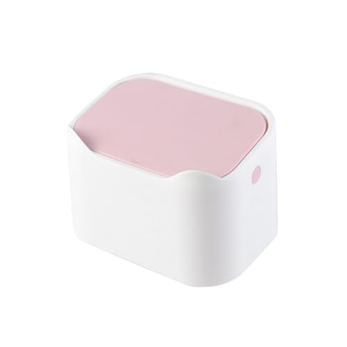 HOOTNEE Mini Desktop Mülleimer mit Klappdeckel Multifunktionaler Haushalt Abfallbehälter aus Kunststoff Kompakter Papierkorb für Büro Auto und Zuhause Geruchsdicht Rosa HOOTNEE Mini Desktop Mülleimer mit Klappdeckel Multifunktionaler Haushalt Abfallbehälter aus Kunststoff Kompakter Papierkorb für Büro Auto und Zuhause Geruchsdicht Rosa von HOOTNEE