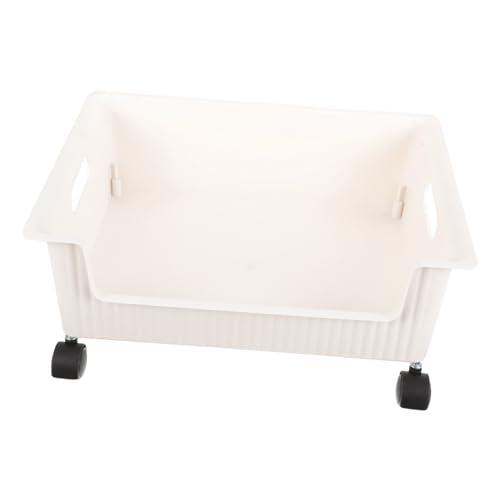 HOOTNEE Mobiler Kunststoff Aufbewahrungsbox mit Praktischer Bücherregalwagen für Schüler unter Schreibtisch Nutzbar Vielseitiger Organizer für Schlafzimmer und Büro HOOTNEE Mobiler Kunststoff Aufbewahrungsbox mit Praktischer Bücherregalwagen für Schüler unter Schreibtisch Nutzbar Vielseitiger Organizer für Schlafzimmer und Büro von HOOTNEE
