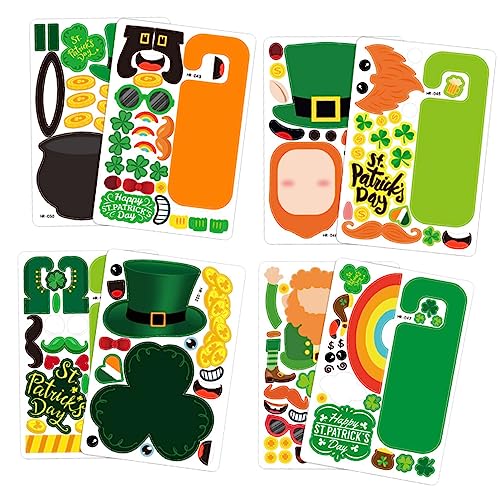 HOOTNEE 4stücke Teiliges Türhänger Für Patrick's Day Dekoration Mit Irischen Elfen -Design Und Für Festliche Ihrem Zuhause HOOTNEE 4stücke Teiliges Türhänger Für Patrick's Day Dekoration Mit Irischen Elfen -Design Und Für Festliche Ihrem Zuhause von HOOTNEE