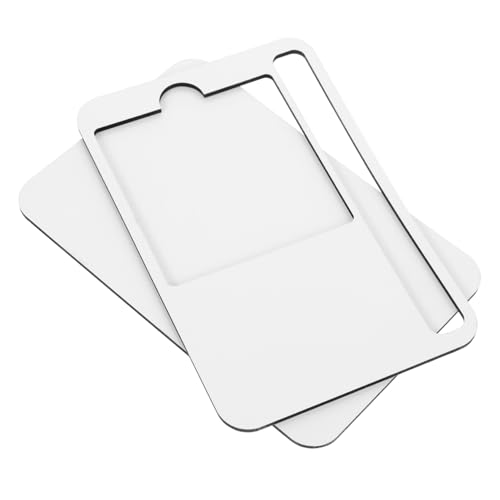 HOOTNEE Scratch Pad Tray Memo Sticker Tray Sublimation Holders Notizhalter Für Den Schreibtisch Memo Pad Holder Für Den Schreibtisch Sublimation Note Holder Sublimation Notepad Holder von HOOTNEE