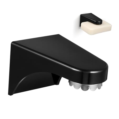 HOOTNEE Magnetischer Seifenhalter Für Wandmontage Abs-Material Rostfrei Saugnapf-Design Geeignet Für Badezimmer Küche Und Zuhause von HOOTNEE
