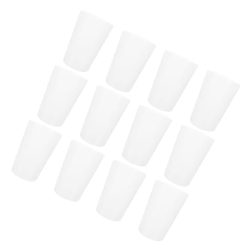 HOOTNEE 12stücke Zahnputzbecher Mit Mundwasserhalter Badezimmerbecher Aus Robustem Material Transparentes Design Für Zähneputzen Und Wassertrinken Vielseitig Einsetzbar Für Gesichtswaschen von HOOTNEE