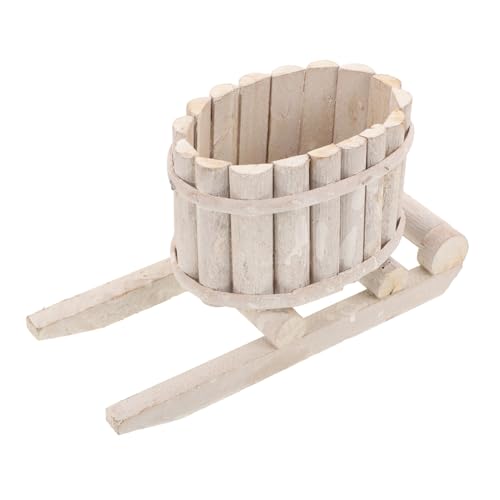 HOOTNEE Rustikaler Kaktusbehälter Weihnachtsblumentopf Holzpflanzer Topf Für Zuhause Und Büro HOOTNEE Rustikaler Kaktusbehälter Weihnachtsblumentopf Holzpflanzer Topf Für Zuhause Und Büro von HOOTNEE