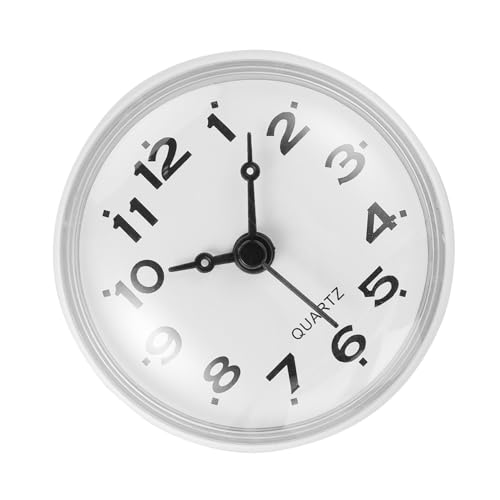 HOOTNEE wasserdichte Badezimmer Wanduhr mit Saugnapf Fog Leicht Ablesbar Leise Ticken Kleine Uhr für Bad und Küche Einfache Montage Glatten Oberflächen HOOTNEE wasserdichte Badezimmer Wanduhr mit Saugnapf Fog Leicht Ablesbar Leise Ticken Kleine Uhr für Bad und Küche Einfache Montage Glatten Oberflächen von HOOTNEE