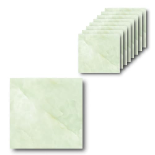 HOOZ 10x Fliesenaufkleber Marmor grün - 30 x 30 cm - Selbstklebende Fliesen 10 Stück - Klebefliesen für Küchenrückwand - Wandpaneele Küche Wanddeko Schlafzimmer Wohnzimmer Badezimmer HOOZ 10x Fliesenaufkleber Marmor grün - 30 x 30 cm - Selbstklebende Fliesen 10 Stück - Klebefliesen für Küchenrückwand - Wandpaneele Küche Wanddeko Schlafzimmer Wohnzimmer Badezimmer von HOOZ
