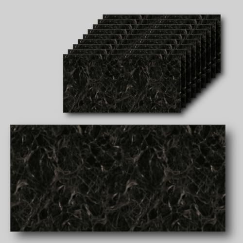 HOOZ 10x Fliesenaufkleber Steinoptik schwarz - 60 x 30 cm - Selbstklebende Fliesen 10 Stück - Klebefliesen für Küchenrückwand - Wandpaneele Küche Wanddeko Schlafzimmer Wohnzimmer Badezimmer HOOZ 10x Fliesenaufkleber Steinoptik schwarz - 60 x 30 cm - Selbstklebende Fliesen 10 Stück - Klebefliesen für Küchenrückwand - Wandpaneele Küche Wanddeko Schlafzimmer Wohnzimmer Badezimmer von HOOZ