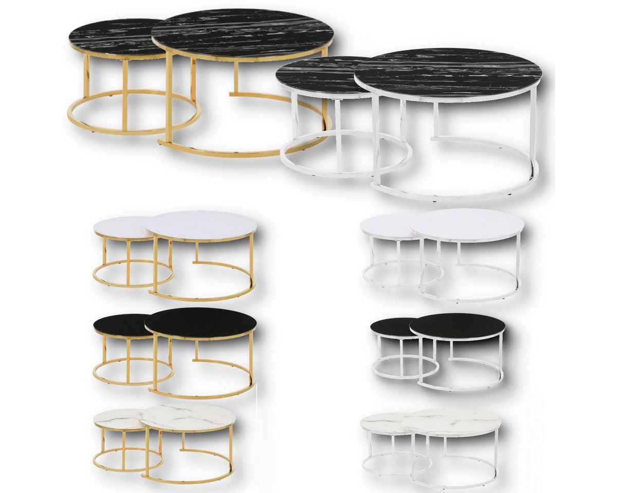 HOOZ Couchtisch Couchitsch 2er Set Rund HOOZ Couchtisch Couchitsch 2er Set Rund von HOOZ