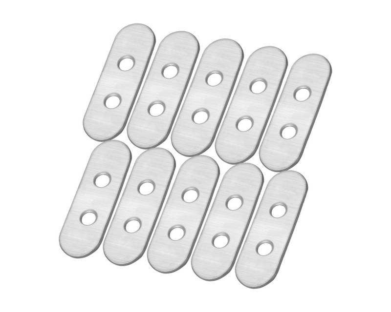 HOOZ Flachverbinder 10er Set Holzverbinder aus Edelstahl mit der Größe 40 mm, verzinkt, (Set) von HOOZ