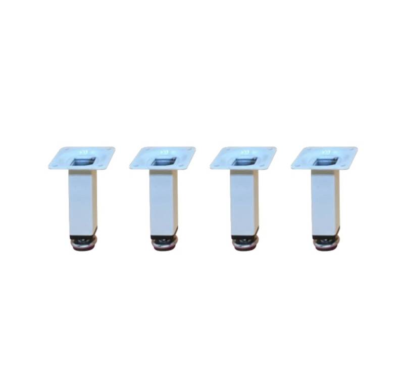 HOOZ Möbelfuß 4er Set Möbelfuß weiß 10cm - höhenverstellbar, (Set, 4-St., 10 cm), in 4 verschiedenen Größen von HOOZ