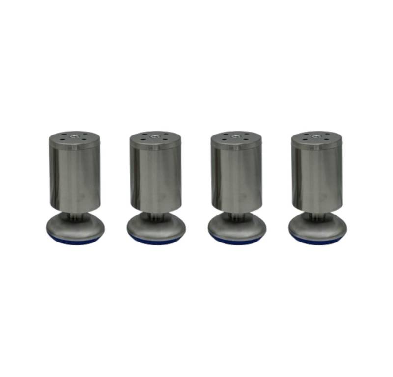 HOOZ Möbelfuß 4er Set Möbelfuß Edelstahl 10cm - höhenverstellbar, (Set, 4-St., 10 cm), in 4 verschiedenen Größen von HOOZ