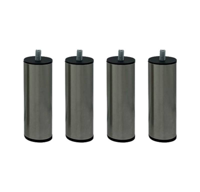 HOOZ Möbelfuß 4er Set Möbelfuß Edelstahl 15cm - höhenverstellbar von HOOZ
