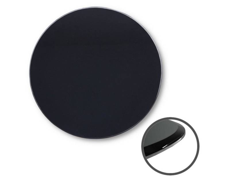 HOOZ Tischplatte Glasplatte Sicherheitsglas Transparent/Schwarz/Weiß Ø30–50cm 6mm Rund (1 St) von HOOZ