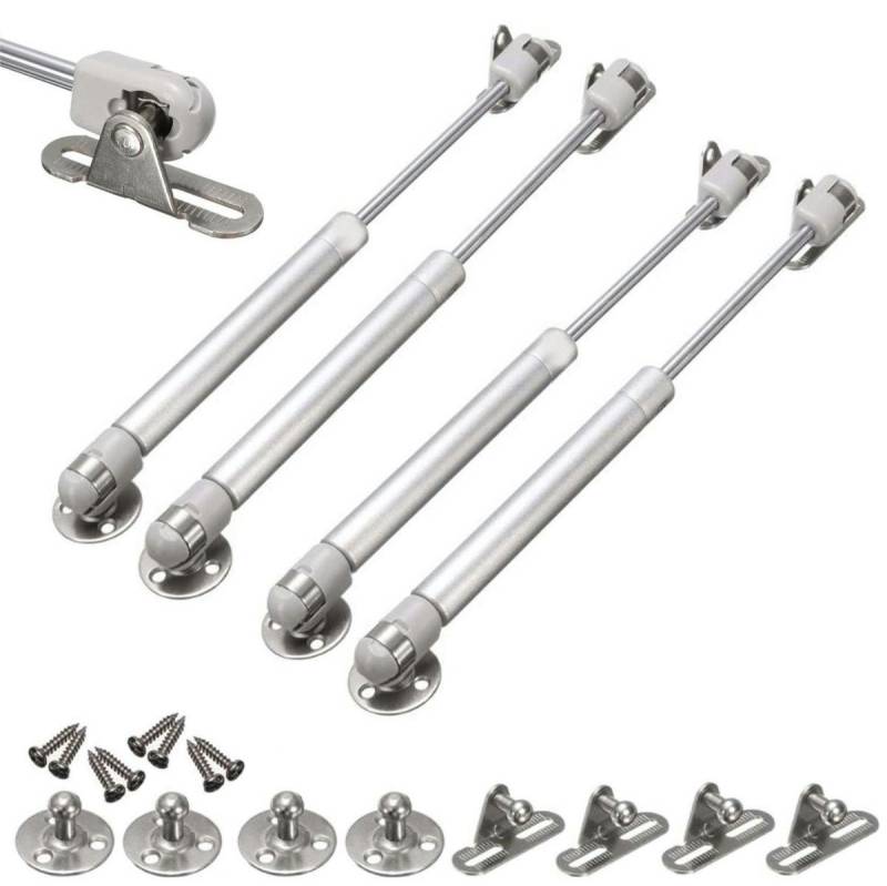 HOOZ Türbeschlag 4er Set Gasfeder 100N Gasdruckfeder Türdämpfer (4 St., 4er Set) von HOOZ