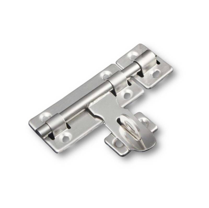 HOOZ Türriegel aus Edelstahl für Türen und Tore im Haus und Garten, 3 versch. Größen, Din Rechts und Din Links, (Set, Riegelschloss), mit bequemem Schiebemechanismus von HOOZ