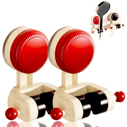 Creationg Verstellbarer Duschhalter Mit Saugnapf, 360° Drehbare Duschhalterung Für Handbrause, Abnehmbare Handbrause Und Wandmontierte Saughalterung (Rot-2pcs) von HOPASRISEE