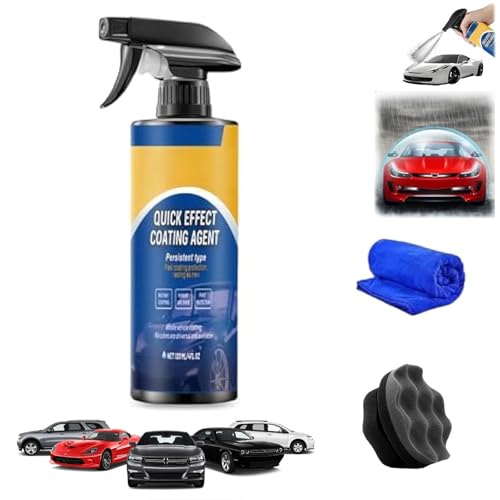 Drachekind Auto-Beschichtungsspray füR Glanz und Schutz, 3 in 1 Sopami Quick Effect Coating Agent, Multifunktional Auto Beschichtungsspray, Bietet Glanz und Schutz Zugleich(1 Stück) von HOPASRISEE