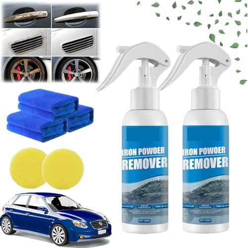 HOPASRISEE Multifunktionales Rostentfernungsspray, Auto-Rostentfernungsspray, multifunktionaler Metallrostentferner, Automobil-Rostentferner, Mehrzweck-Rostentfernerspray für Felgen (100ML-2PC) von HOPASRISEE