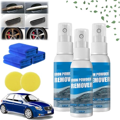 HOPASRISEE Multifunktionales Rostentfernungsspray, Auto-Rostentfernungsspray, multifunktionaler Metallrostentferner, Automobil-Rostentferner, Mehrzweck-Rostentfernerspray für Felgen (30ML-3PC) von HOPASRISEE
