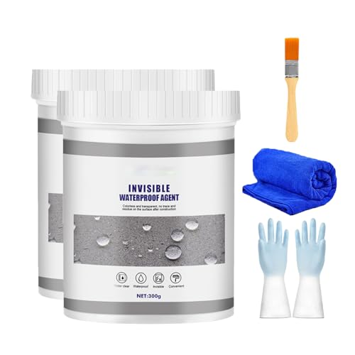 Jaysuing Invisible Waterproof Agent, Transparent Waterproof Coating Agent, Waterproof Insulation Sealant, Waterproof Sealant, Invisible Waterproof Agent, Cracks & Roof Repair For Bathroom (2,300ML) von HOPASRISEE