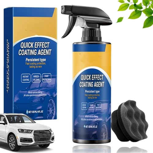 Quick Effect Coating Agent, 120 ML Advanced Car Quick-Acting Coating Agent Spray, 3 in 1 Hochschutz-Auto-Beschichtungsspray, Repariert Kratzer Und Abnutzungserscheinungen Schnell (1pc) von HOPASRISEE