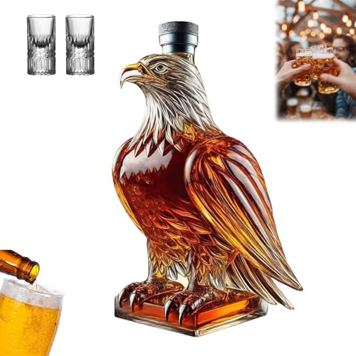 Shirem Eaglory, Jack Daniels Adler Flasche, Limitierte Oktoberfest-Edition 2025 – Handwerkskunst, Die Den Adlergeist Zum Leben Erweckt, Whisky Flaschen füR Bar Zuhause Hochzeit(Eine Flasche) von HOPASRISEE