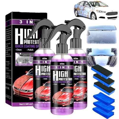 kreypo spray, kreypo ceramic spray, kreypo car spray, kreypo 3 in 1 High Protection Quick Car Coating Spray, kreypo Car Coating Spray High Protection, Car Coating Spray, 100ml (3) von HOPASRISEE
