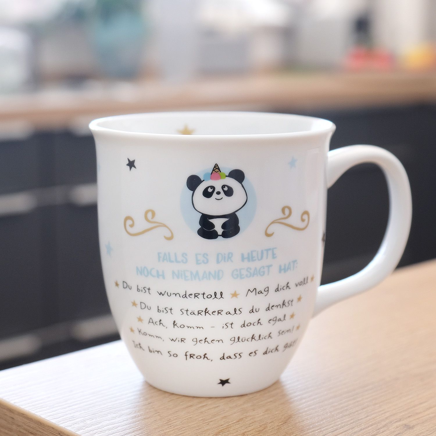 Tasse »Ich bin so froh, dass es dich gibt!« von HOPE&GLORIA