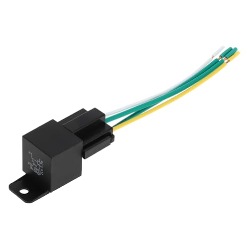 HOPESPANNER 4 Pins 36V 40A Auto-Relais mit Kunststoff-Aufhängeloch mit Kabelbaumsteckdosen Wasserdichtes Auto-Relais 1 Stk HOPESPANNER 4 Pins 36V 40A Auto-Relais mit Kunststoff-Aufhängeloch mit Kabelbaumsteckdosen Wasserdichtes Auto-Relais 1 Stk von HOPESPANNER