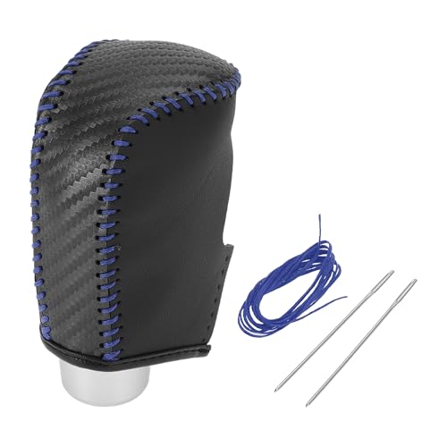 HOPESPANNER Getriebeschaltknaufabdeckung für Mazda 3 2014-2018 Anti-Rutsch Schwarz Carbonfaser Blau Kunstleder 1 Stück Schaltknaufschutz HOPESPANNER Getriebeschaltknaufabdeckung für Mazda 3 2014-2018 Anti-Rutsch Schwarz Carbonfaser Blau Kunstleder 1 Stück Schaltknaufschutz von HOPESPANNER