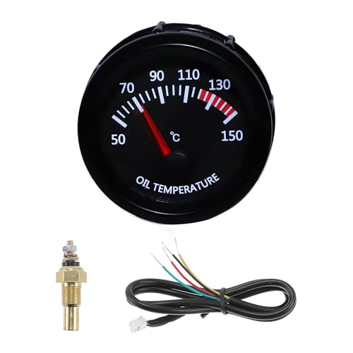 HOPESPANNER Öltemperaturanzeige Messgerät Kit Schwarz Motor Temperaturanzeige 2" 52mm Weiß 50Grad Celsius-150Grad Celsius HOPESPANNER Öltemperaturanzeige Messgerät Kit Schwarz Motor Temperaturanzeige 2" 52mm Weiß 50Grad Celsius-150Grad Celsius von HOPESPANNER