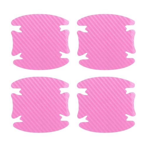 HOPESPANNER Universal 92x98mm Autotürgriff Schalen Aufkleber Anti-Kratzer+Auto Türgriff Schutzfolie 4 Stück Pink HOPESPANNER Universal 92x98mm Autotürgriff Schalen Aufkleber Anti-Kratzer+Auto Türgriff Schutzfolie 4 Stück Pink von HOPESPANNER