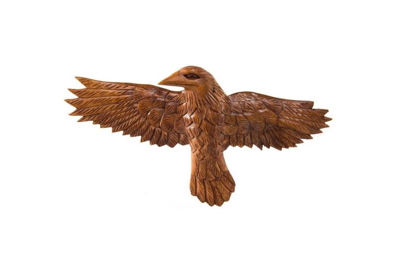HOPLO Wanddekoobjekt Wandbild Rabe Hugin braun Vogel Holz links Handarbeit Wanddeko Wandr HOPLO Wanddekoobjekt Wandbild Rabe Hugin braun Vogel Holz links Handarbeit Wanddeko Wandr von HOPLO