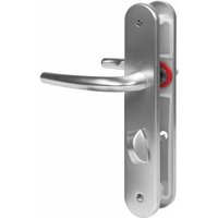 Hoppe Et Cie - Türbeschlag auf hoppe san diego 1191/265 7x70mm Platten WC-Schloss Silber eloxiertes Aluminium Hoppe Et Cie - Türbeschlag auf hoppe san diego 1191/265 7x70mm Platten WC-Schloss Silber eloxiertes Aluminium von HOPPE ET CIE