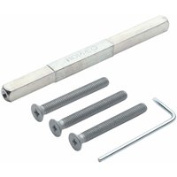Befestigungsset mit Schnellstift passend zur Sicherheits-Drückergarnitur Türstärke 42-52mm - Hoppe Befestigungsset mit Schnellstift passend zur Sicherheits-Drückergarnitur Türstärke 42-52mm - Hoppe von HOPPE