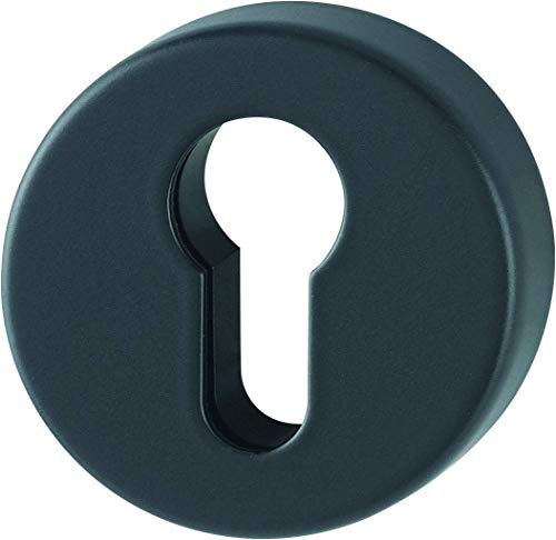 HOPPE Schlüssel rund matt schwarz (Set) von HOPPE