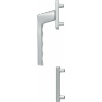 Hoppe - Fenstergriff-Halbgarnitur toulon außen hoch, Aluminium silber eloxiert von HOPPE