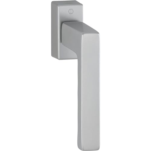 HOPPE 3937157 Fenstergriff Toulon, VK 7 x 32-42 mm, Aluminium Edelstahl-Effekt | Raster: 90 ° von HOPPE