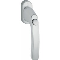 Hoppe - Fenstergriff liège - Druckknopf, Vierkant 7 x 43 mm, Alu silber eloxiert von HOPPE