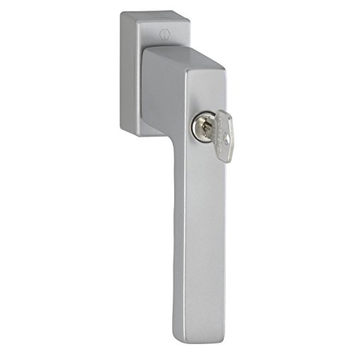 HOPPE Fenstergriff TOULON Sperrzylinder Secustik, VK 32-42 mm, silber eloxiert, 1 Stück von HOPPE