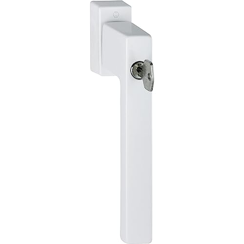 HOPPE 10790157 weiß Parallel-Schiebe-/Kipp-Griff Toulon sperrbar, Aluminium von HOPPE