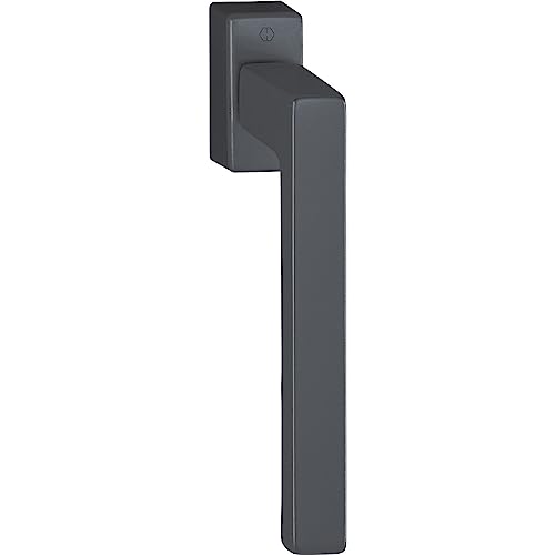 HOPPE 11506398 Parallel-Schiebe-/Kipp-Griff Toulon Secustik, Aluminium schwarz matt, von HOPPE