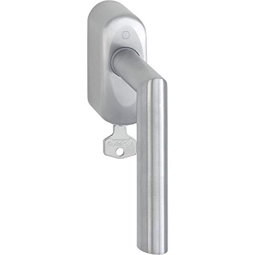 HOPPE 11511187 Fenstergriff Amsterdam - Sperrzylinder und Secustik, 7 x 32 mm von HOPPE