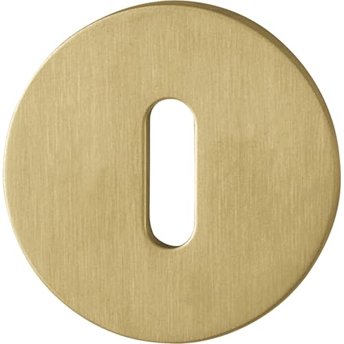 HOPPE 11718870 BB-Rosette flach mit Stütznocken, rund, Edelstahl messingfarben hell, Silber HOPPE 11718870 BB-Rosette flach mit Stütznocken, rund, Edelstahl messingfarben hell, Silber von HOPPE