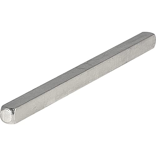 HOPPE 2265221 verzinkt WC-Vierkantstift 5 x 85 mm für Drückergarnituren Klasse 3, Stahl von HOPPE