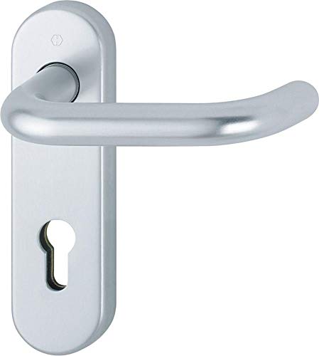 HOPPE FH-Drückergarnitur Kurzschild,ov.,Paris FS-138/353KH PZ,9/72,F1,AP HOPPE FH-Drückergarnitur Kurzschild,ov.,Paris FS-138/353KH PZ,9/72,F1,AP von HOPPE