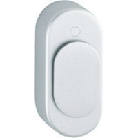 HOPPE FT-Verdeckrosette oval, RH16, U956V drehbare Abdeckung natur matt eloxiert von HOPPE