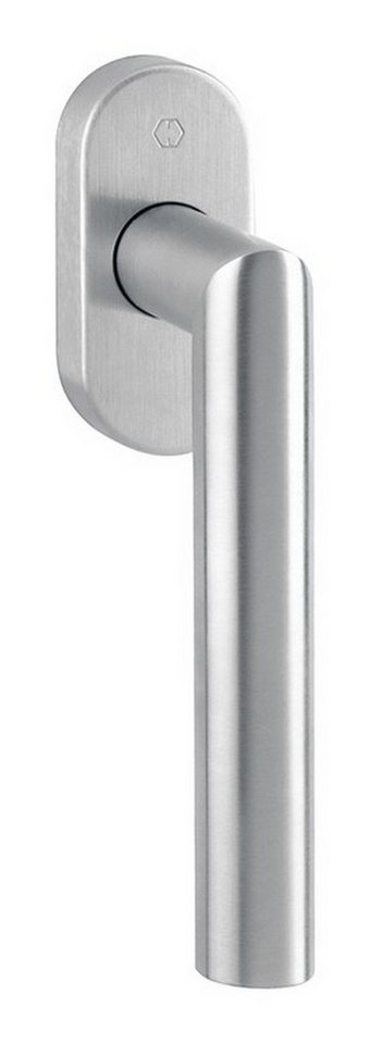 HOPPE Fensterbeschlag duraPlus / Amsterdam E0400/US956, Edelstahl-Dreh-/Kipp mit Secustik und VarioFit - matt von HOPPE